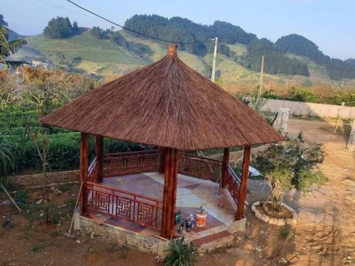 Mẫu ảnh nhà chòi lục giác