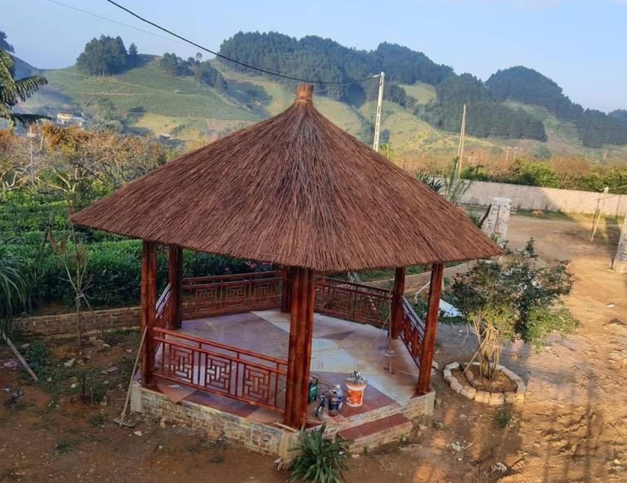 Mẫu ảnh nhà chòi lục giác